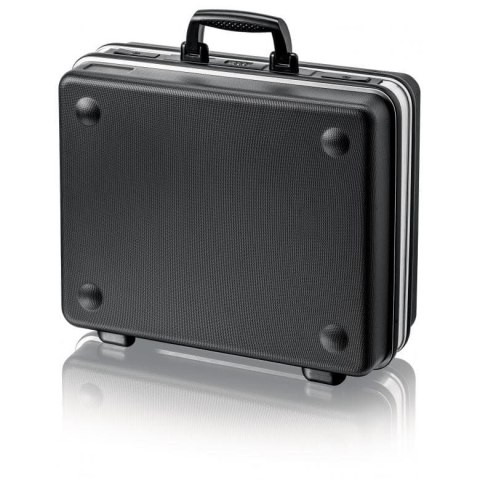 Walizka narzędziowa KNIPEX „Basic“ 00 21 05 LE – czarna walizka ABS z aluminiową ramą.