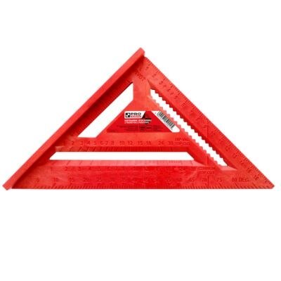 Precyzyjna podziałka, kąty 90° i 45°. Lekkie i trwałe narzędzie do stolarstwa i montażu.