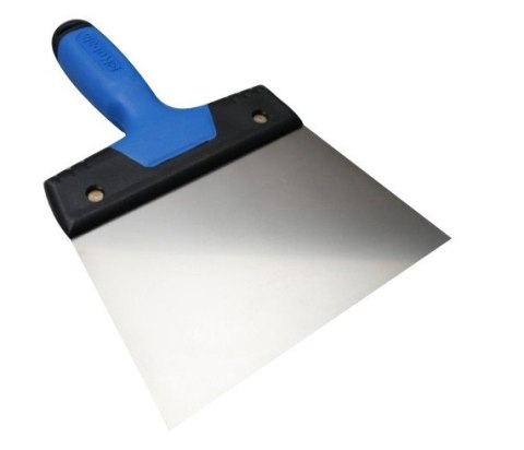 Szpachla nierdzewna KUBALA 0571 o szerokości 120 mm do prac wykończeniowych.