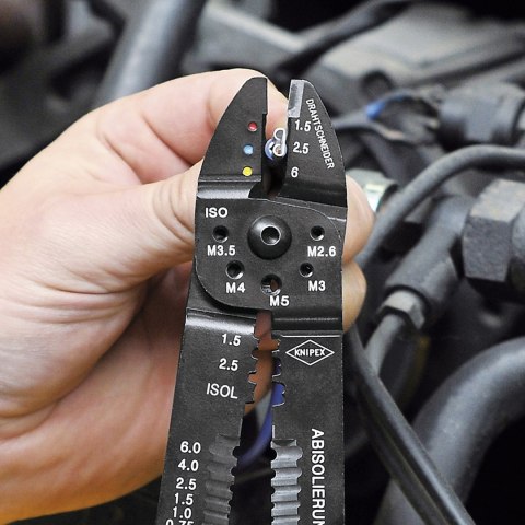 Szczypce KNIPEX 97 22 240 – długość 240 mm, trwałe i wygodne w obsłudze.