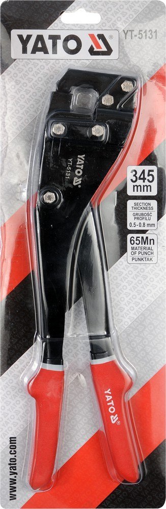 Narzędzie przeznaczone do szybkiego łączenia profili metalowych bez wiercenia.