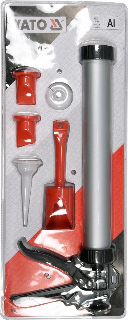 Yato YT-67583 – profesjonalne narzędzie, które zapewnia bezstopniowy posuw, co ułatwia aplikowanie mas gęstych.