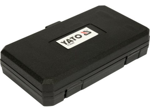 Czarne Opakowanie z Zestawem do czyszczenia śrub i szpilek Yato YT-25385