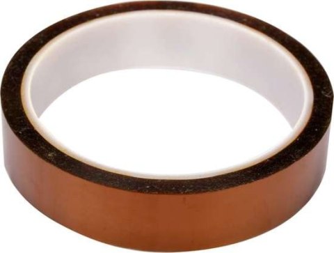 Taśma kaptonowa YATO YT-82542 chroni elementy elektroniczne przed przegrzaniem podczas lutowania.