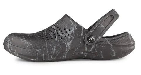 Klapki CXS TREND 46 czarny marmur to uniwersalne obuwie unisex do pracy i użytku domowego.