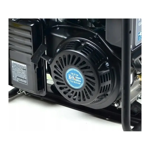 K&S GERMANY KS10000E wyposażony w elektryczny i ręczny rozruch.