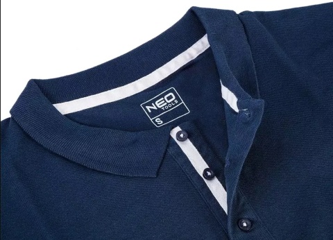 KOSZULKA POLO DENIM ROZMIAR M , GRANATOWA