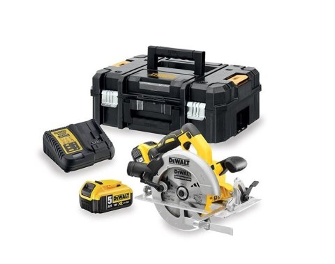 DeWALT 18V XR pilarka tarczowa DCS570P2-QW z tarczą 165 mm