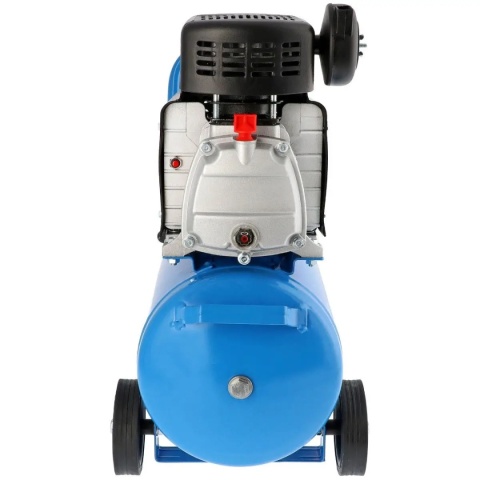 Kompresor olejowy wyposażony w Mobilny – uchwyt + koła transportowe.