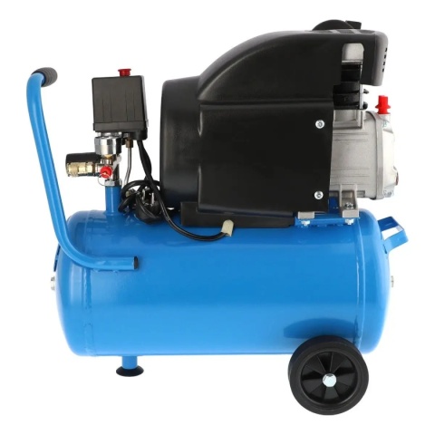 Kompresor olejowy sprawdza się w domu, warsztatu i ogrodu – pompowanie, przedmuch, lekkie pneumatyki.