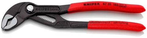Szczypce nastawne KNIPEX Cobra® 87 01 180– trwałe, wygodne i bezpieczne w pracy.