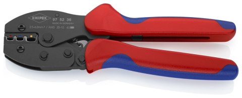 KNIPEX PreciForce 97 52 36 – szczypce do zagniatania izolowanych końcówek kablowych.