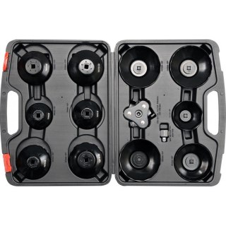 KLUCZE NASADOWE DO ODKRĘCANIA FILTRÓW OLEJU ZESTAW 13 CZEŚĆI