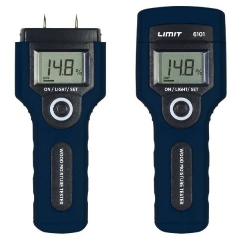 Wilgotnościomierz Limit 6101 – ręczny miernik wilgotności drewna