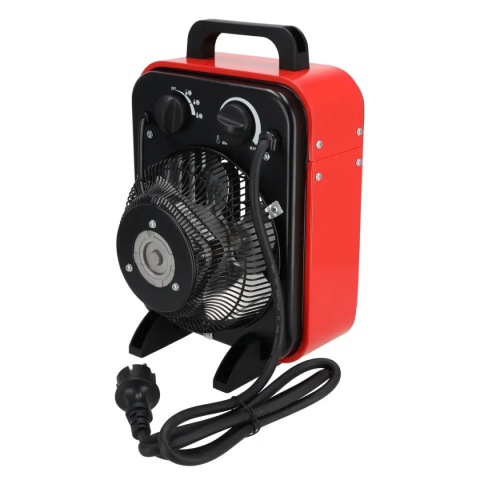 Nagrzewnica elektryczna Dedra DED9921B o mocy 3 kW z termostatem.