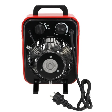 Nagrzewnica Dedra ma przepływ powietrza 410 m³/h i grzeje do 40 m².