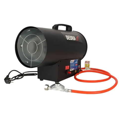 Nagrzewnica gazowa Dedra DED9946 o regulowanej mocy 12–30 kW kompletny zestaw