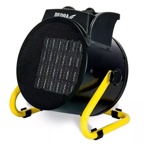 Nagrzewnica elektryczna Dedra DED9932C o mocy 5.0 kW z ceramicznym elementem grzejnym.