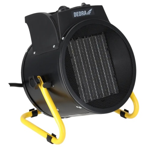 Model DED9932C Dedra wykonany z solidnej metalowej obudowy w kolorze czarnym.