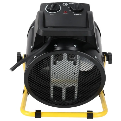 Wydajność 588 m³/h umożliwia efektywne ogrzewanie przestrzeni do 50 m².