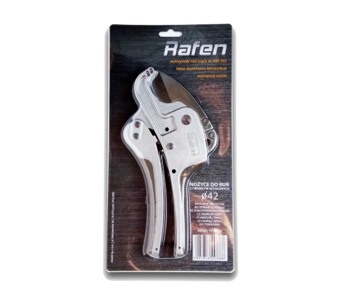 Nożyce do cięcia rur AG NO 42 zapewniają precyzyjne cięcie bez deformacji.