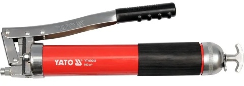 Smarownica ręczna YATO YT-07043 gwarantuje precyzyjne smarowanie maszyn przemysłowych.