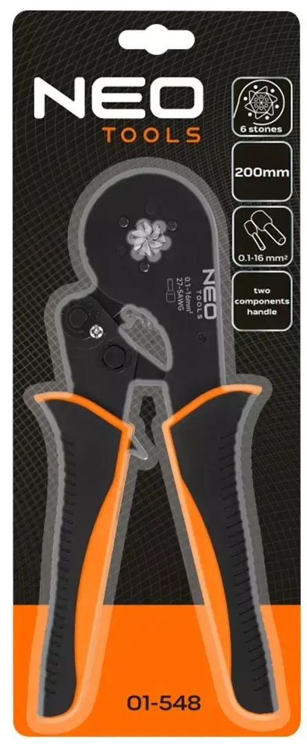 Opakowanie ze szczypcami  NEO TOOLS 01-548 (0.1–16 mm²)