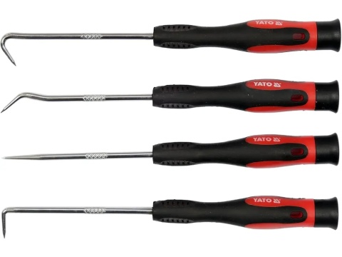 Zestaw YT-0843 YATO z namagnesowanymi grotami – idealny do usuwania uszczelek.