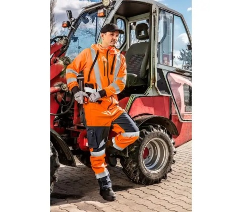 Idealna odzież ostrzegawcza do pracy na budowie i drodze.