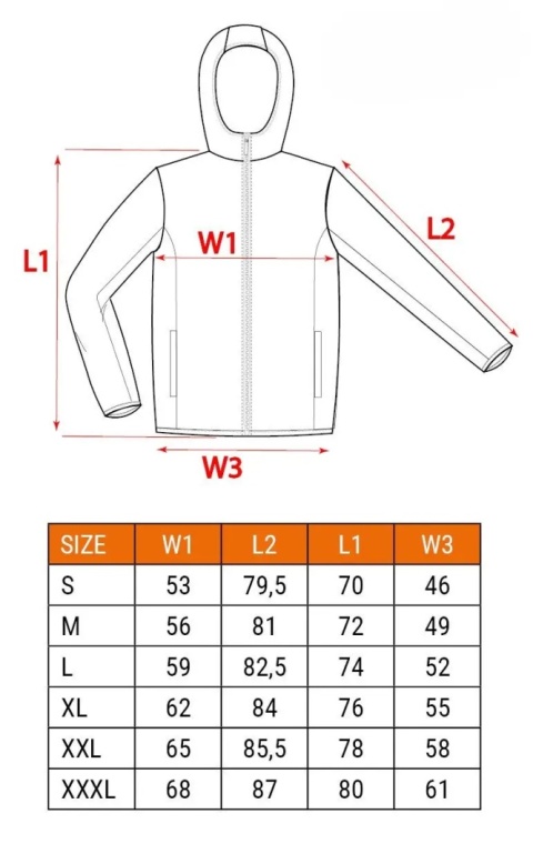Tabela rozmiarów 81-562-XL