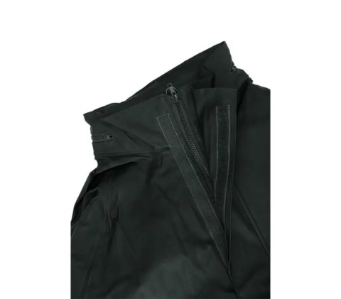 Kurtka przeciwdeszczowa NEO TOOLS z kapturem i zapięciem na suwak.