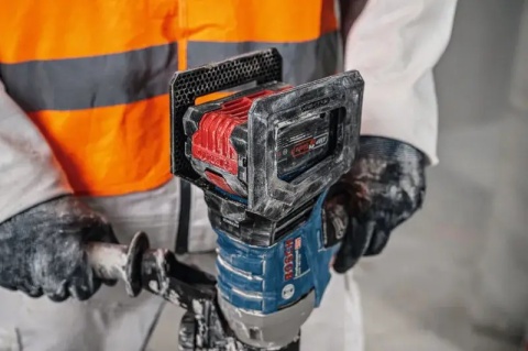 Mieszadło Bosch z funkcją KickBack Control zwiększa bezpieczeństwo użytkownika.