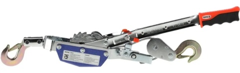 Mechanizm zapadkowy YATO YT-5913 z przełożeniem 15:1 gwarantuje precyzję.