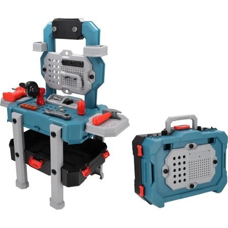 Dedra M315.005 – stół warsztatowy dla dzieci z 78 elementami.