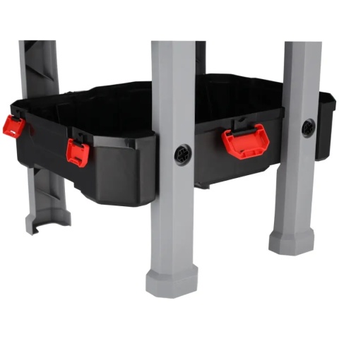 Stół warsztatowy / walizka 78 el. | Zabawka majsterkowicza DEDRA Kids