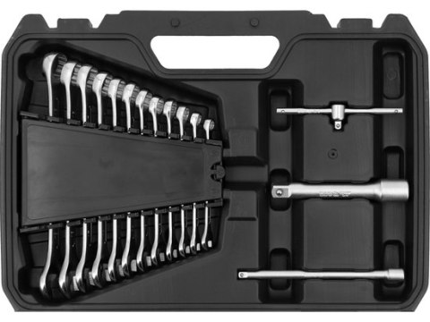 Zestaw kluczy płaskich  YATO YT-38742 idealny dla mechaników i majsterkowiczów.