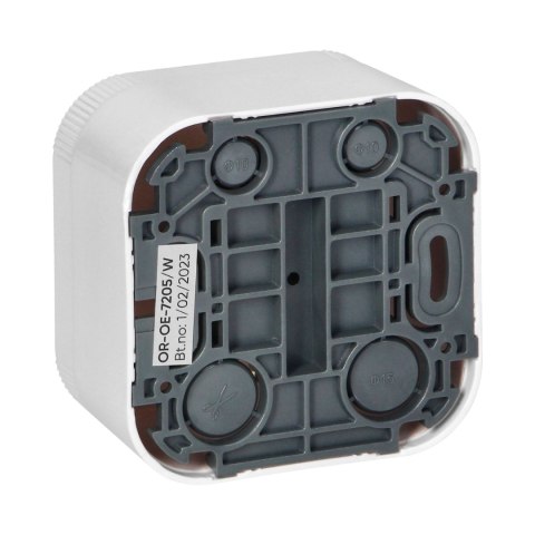 GNIAZDO POJEDYNCZE TODO 2P+Z IP20, BIAŁY