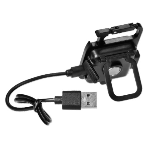 Latarka z akumulatorem Li-Po 500 mAh jest ładowana przez USB C.