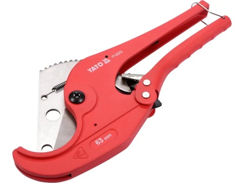 YATO YT-22312 – profesjonalny obcinak do rur o średnicy 63 mm.