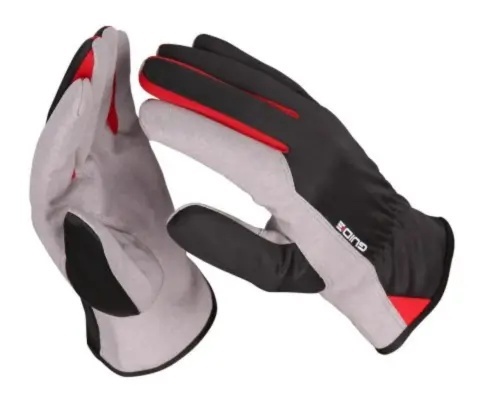 Wzmocniony palec wskazujący zwiększa wytrzymałość rękawic GUIDE 761