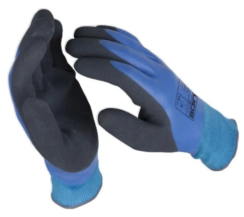 Rękawice GUIDE 585 ma podwójną powłokę lateksową i odporną konstrukcję.