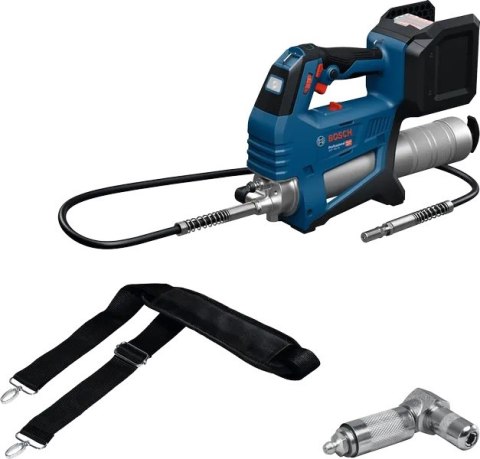 Smarownica Bosch GFP 18V-10 Professional umożliwia precyzyjne i czyste smarowanie maszyn.